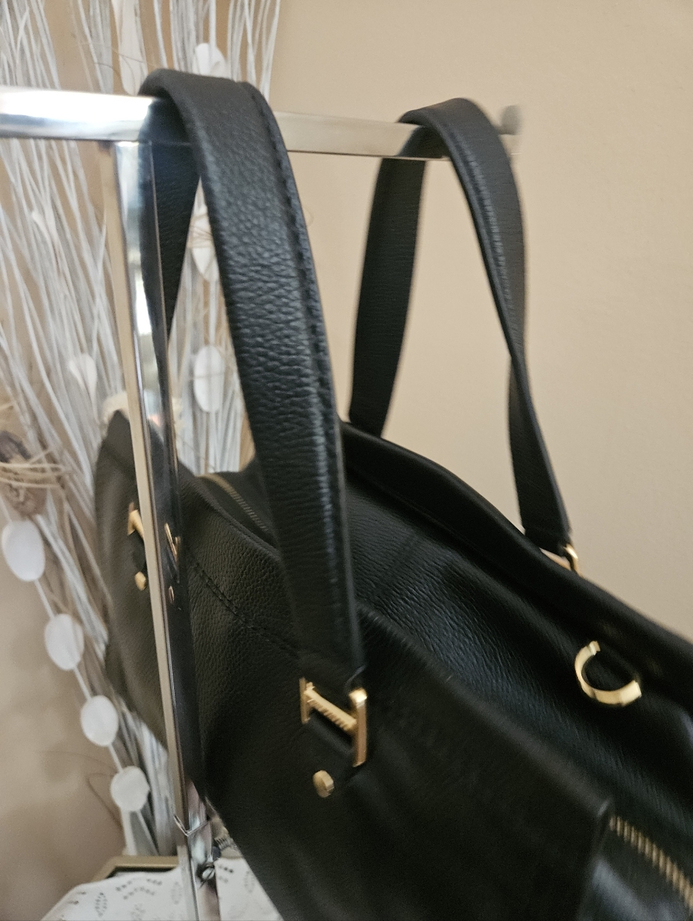 ❤️💕Womens Large Marc Jacobs Black Textured Leather Satchel🩷❣️ - Picture 5 of 7